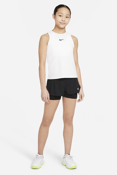 Nike Top cu tehnologie Dri-FIT pentru tenis Court Victory Fete