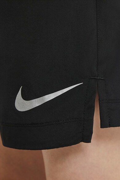 Nike Pantaloni scurti cu tehnologie Dri-Fit si logo reflectorizant pentru antrenament Baieti