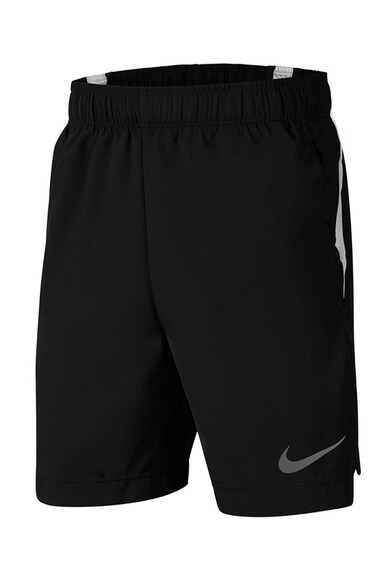 Nike Pantaloni scurti cu tehnologie Dri-Fit si logo reflectorizant pentru antrenament Baieti