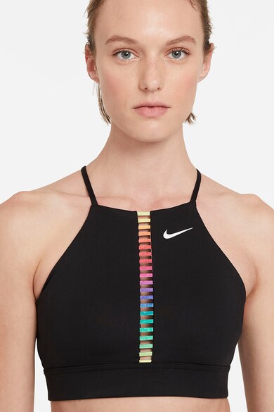 Nike Bustiera cu sustinere scazuta, bretele incrucisate si tehnologie Dri-Fit Indy Femei