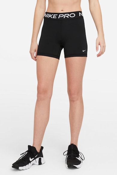 Nike Colanti scurti cu banda logo in talie si tehnologie Dri-FIT pentru fitness Pro 365 Femei