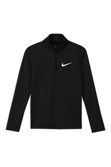 Nike Bluza cu imprimeu logo si tehnologie Dri-Fit pentru fitness Baieti