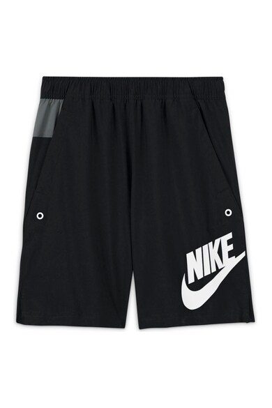 Nike Pantaloni scurti cu imprimeu logo si buzunare oblice Sportswear Baieti