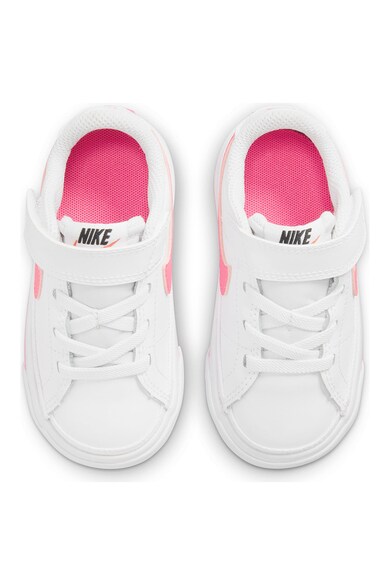 Nike Pantofi sport de piele cu velcro Court Legacy Fete