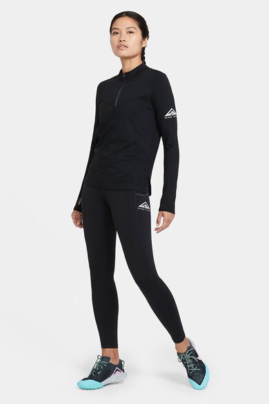 Nike Блуза за бягане Element Trail Midlayer с цепки за палците Жени