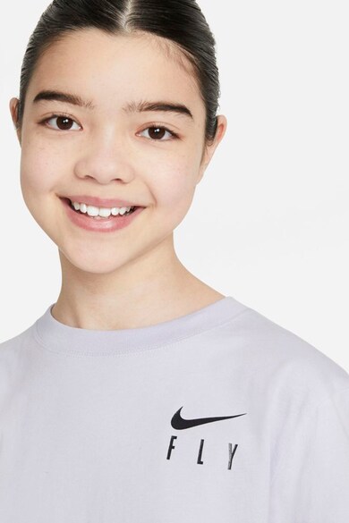 Nike Tricou cu imprimeu text pe partea din spate Cotton Fete