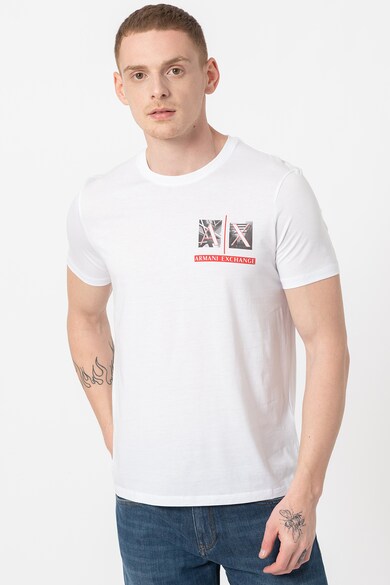 ARMANI EXCHANGE Tricou slim fit de bumbac Barbati