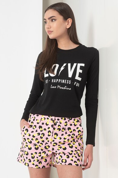 Love Moschino Bluza cu imprimeu logo Femei