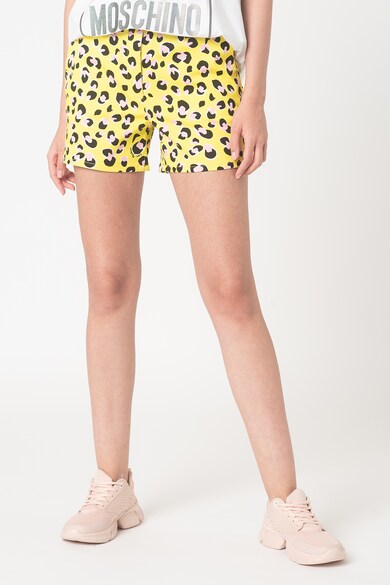 Love Moschino Pantaloni scurti cu animal print Femei