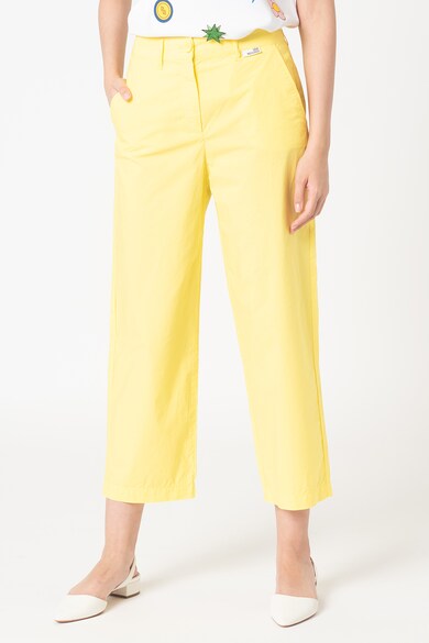 Love Moschino Pantaloni crop relaxed fit Femei