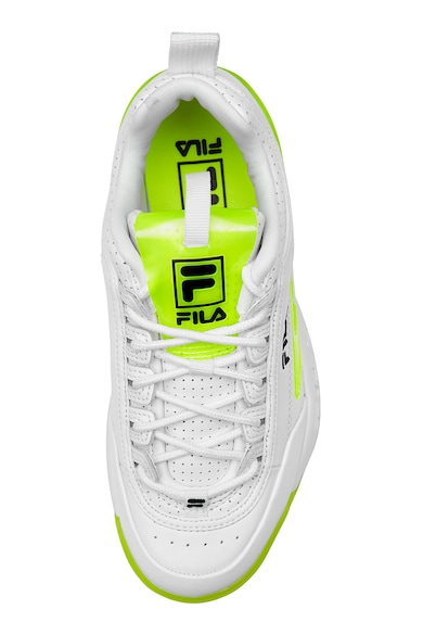 Fila Pantofi sport de piele si piele ecologica cu aspect masiv Disruptor Premium Femei