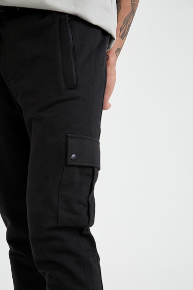 DeFacto Pantaloni sport slim fit cu buzunare multiple Barbati