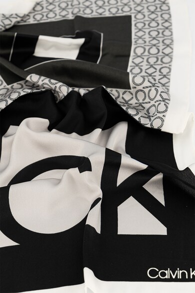 CALVIN KLEIN Esarfa cu imprimeu logo Femei