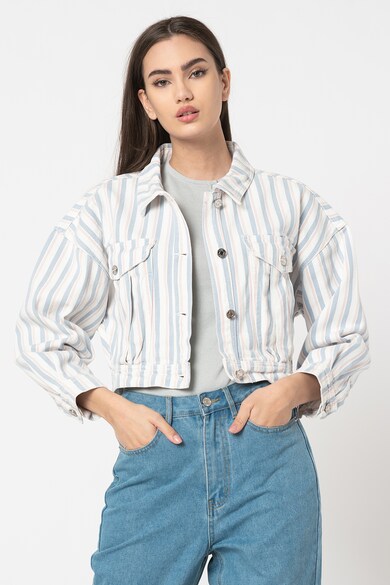 Missguided Jacheta crop din denim Femei