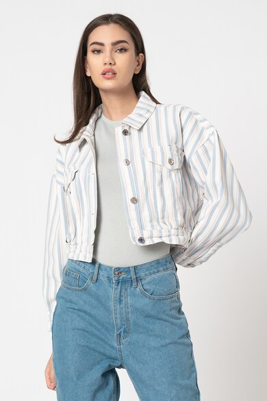 Missguided Jacheta crop din denim Femei