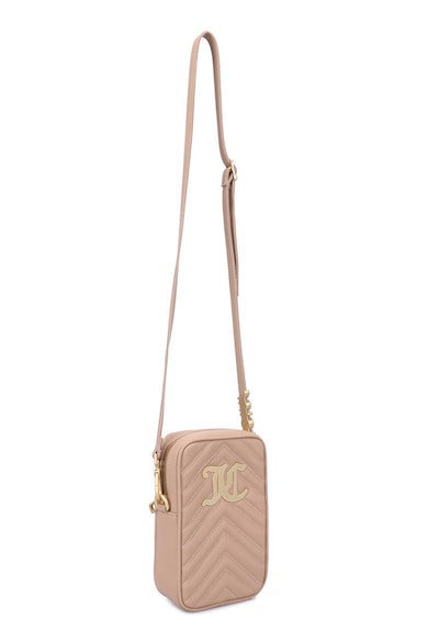 Juicy Couture Keresztpántos műbőr táska monogramos rátéttel női