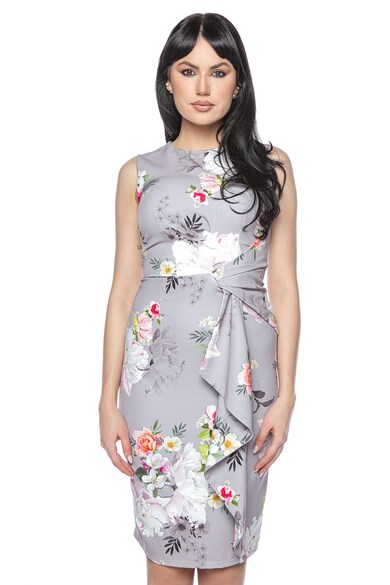 Miss One Rochie creion fara maneci cu imprimeu floral Femei