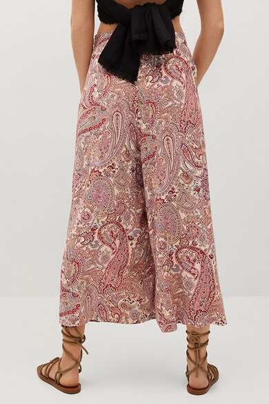 Mango Pantaloni culotte cu imprimeu paisley Sitges Femei