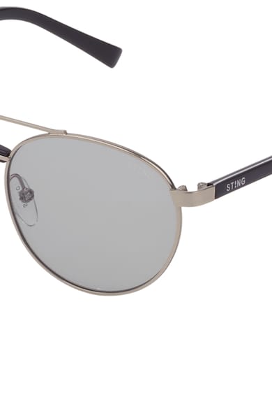 STING Унисекс овални слънчеви очила с метална рамка Жени