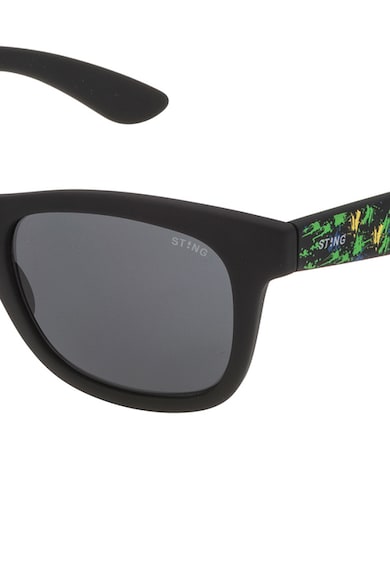 STING Ochelari de soare unisex cu brate cu imprimeu Barbati