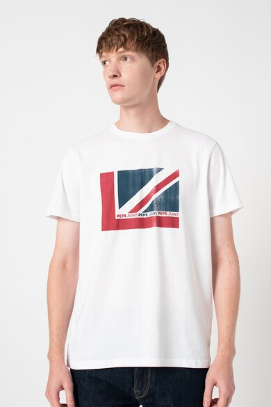 Pepe Jeans London Tricou din bumbac cu imprimeu logo Ramone Barbati