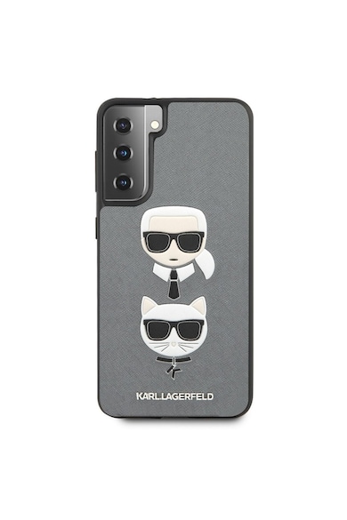 Karl Lagerfeld Husa de protectie  Saffiano K&C Heads pentru Samsung Galaxy S21+ 5G Barbati