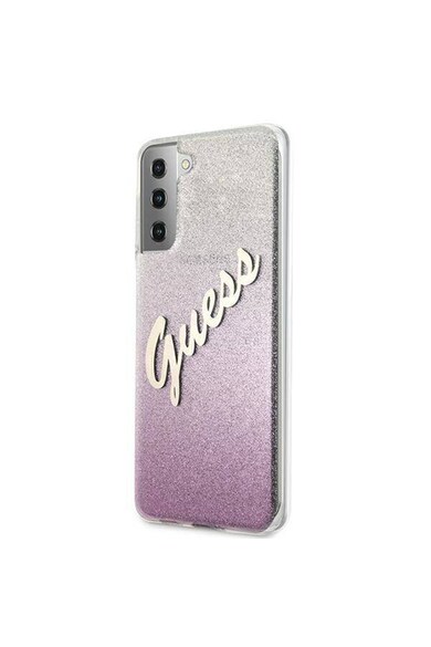 GUESS Husa de protectie Cover  Glitter Gradient pentru Samsung Galaxy S21 Plus GUHCS21MPCUGLSPI, Pink Femei
