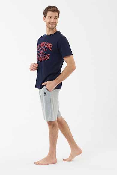 U.S. Polo Assn. Pizsama logómintás pólóval férfi