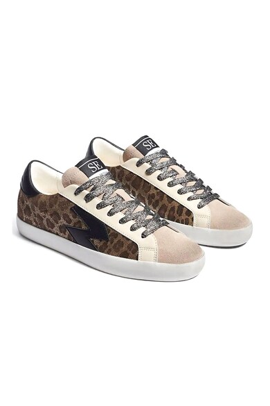 Sam Edelman Pantofi sport de piele cu animal print Ereson Femei