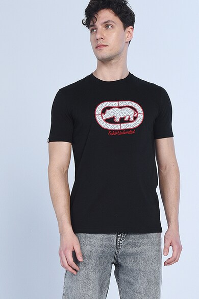 Ecko Tricou regular fit cu imprimeu logo Troy Barbati