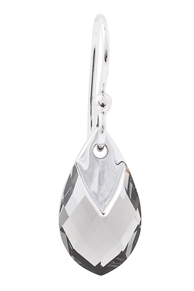 Marmara Sterling Cercei placati cu rodiu si decorati cu cristale, Argintiu Femei