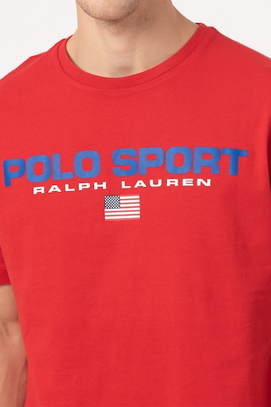 Polo Ralph Lauren Tricou cu decolteu la baza gatului si imprimeu logo contrastant Barbati