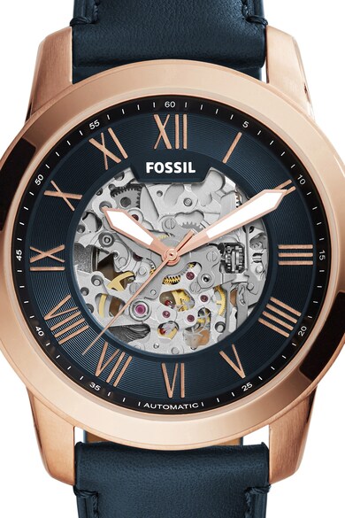 Fossil Ceas automatic cu mecanism vizibil Grant Barbati