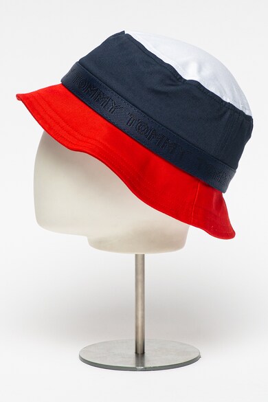 Tommy Hilfiger Palarie bucket de bumbac organic cu logo brodat Signature Fete