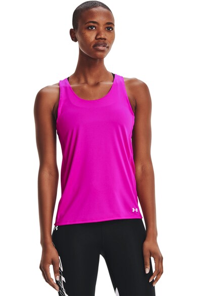 Under Armour Top elastic cu decupaj pe spate pentru alergare Fly-By Femei