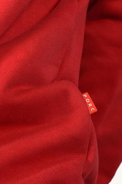 PORC Uniszex pulóver raglánujjakkal és logós részlettel női
