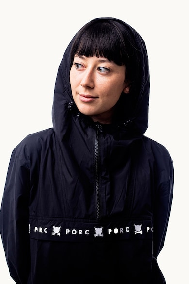 PORC Jacheta usoara unisex cu banda logo Horizon Femei