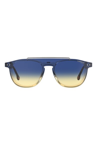 Carrera Ochelari de soare unisex, patrati, aviator, cu lentile in degrade Femei