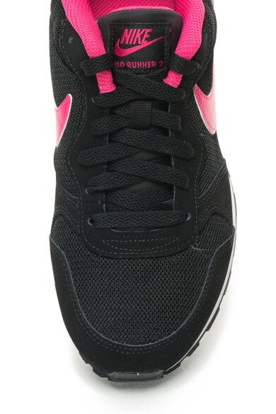 Nike MD Runner 2 Nyersbőr Sneakers Cipő Hálós Szegélyekkel Lány