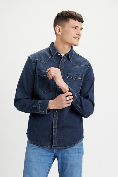 Levi's Camasa de denim cu buzunare pe piept Barstow Barbati