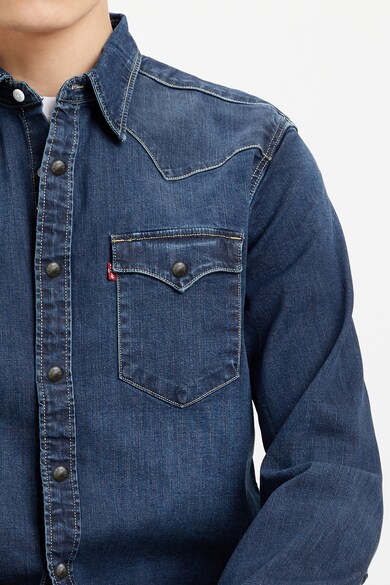 Levi's Camasa de denim cu buzunare pe piept Barstow Barbati