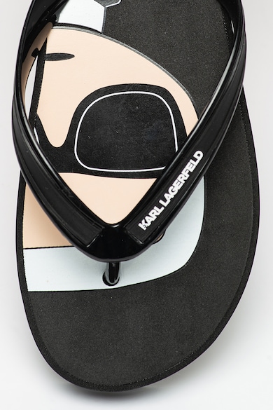 Karl Lagerfeld Ikonic flip-flop papucs férfi