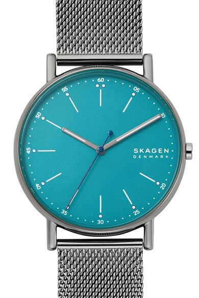 Skagen Часовник от инокс с мрежеста верижка Мъже