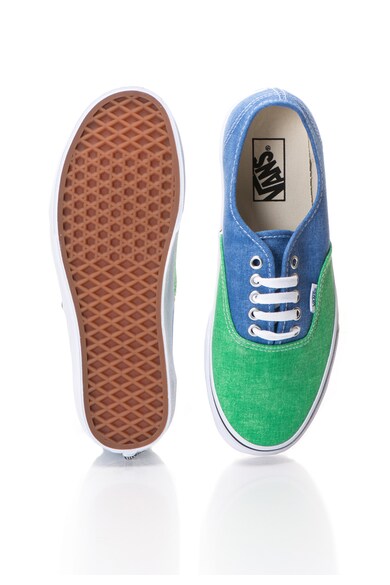 Vans Unisex Authentic Zöld & Kék Vászoncipő Logóval férfi