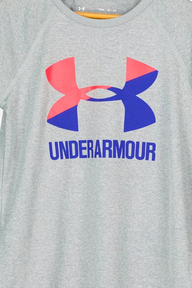 Under Armour Tricou lejer cu logo supradimensionat, pentru fitness Fete