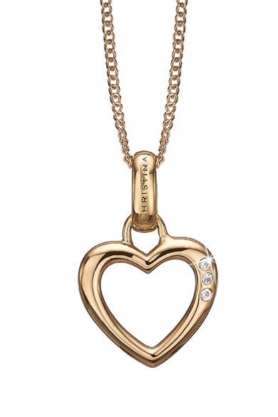 Christina Jewelry&Watches Pandantiv de argint placat cu aur de 18K si decorat cu topaze Femei