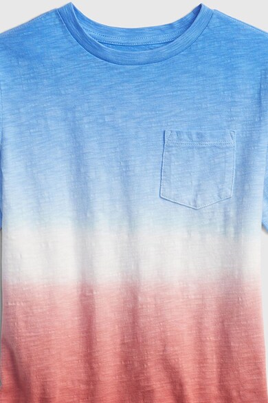 GAP Tricou cu decolteu la baza gatului si imprimeu tie-dye Baieti