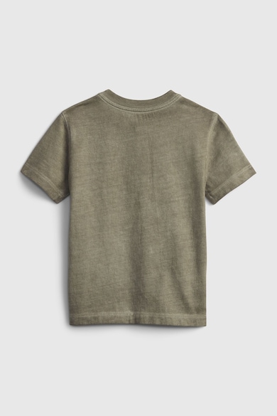 GAP Tricou cu guler Henley si buzunar pe piept Baieti