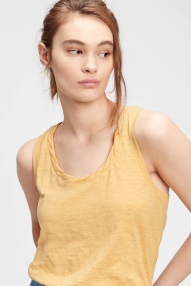 GAP Top relaxed fit de bumbac organic Femei