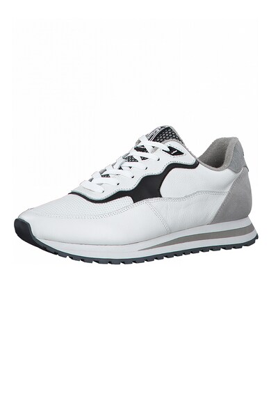 s.Oliver Pantofi sport low-top de piele cu model contrastant Barbati